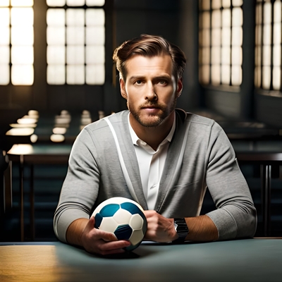 Un lanzador con un balón en la mano